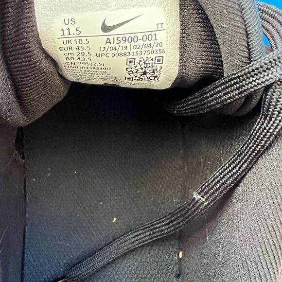 Nike Flex Experience RN8 Black Red Running Shoes Sneakers AJ5900-001 Men's 11.5 - Picture 6 of 6